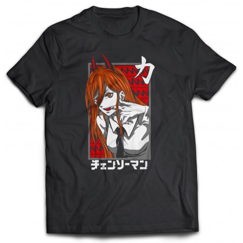 Camiseta Chainsaw Man Power Demon