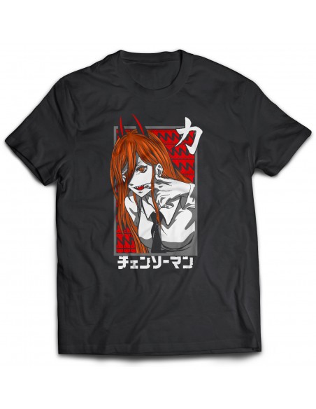Camiseta Chainsaw Man Power Demon