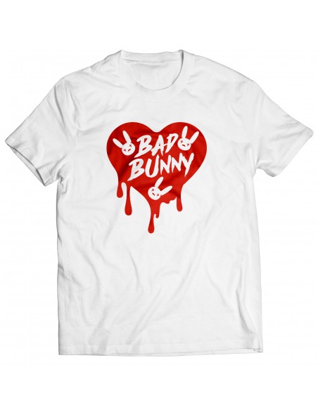 Camiseta Bad Bunny Corazón