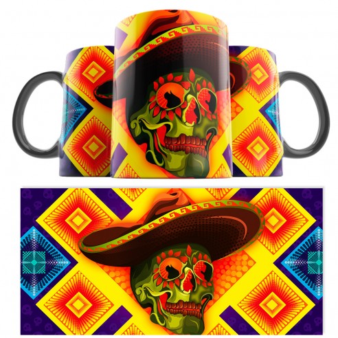 Taza Catrina Día de los Muertos 21