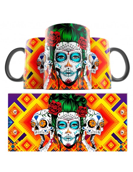 Taza Catrina Día de los Muertos 22