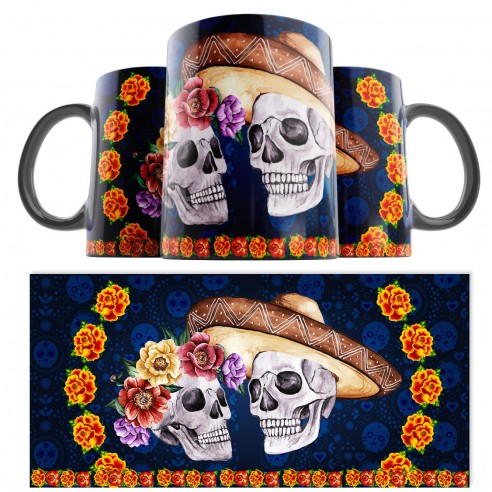 Taza Catrina Día de los Muertos 24