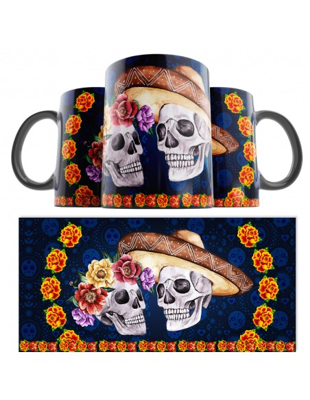 Taza Catrina Día de los Muertos 24