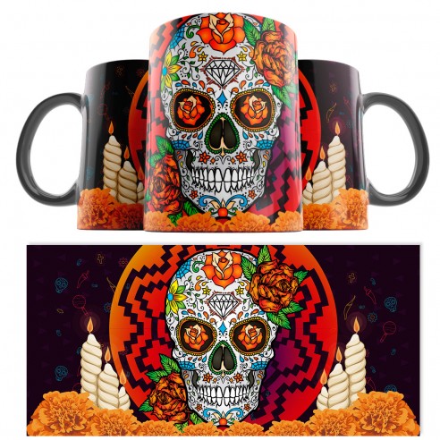 Taza Catrina Día de los Muertos 25