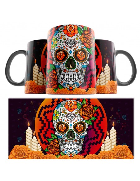 Taza Catrina Día de los Muertos 25