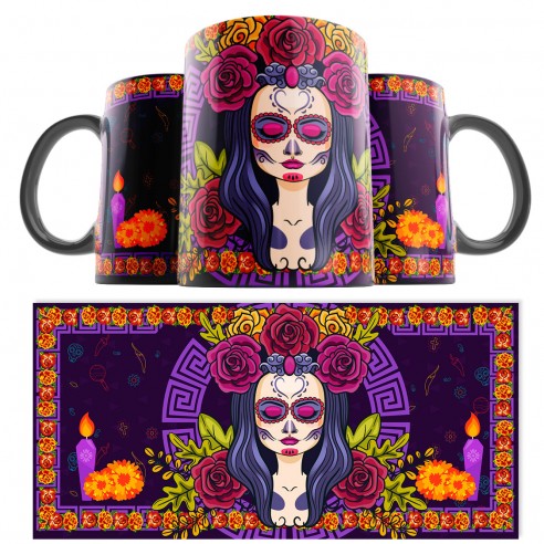 Taza Catrina Día de los Muertos 26