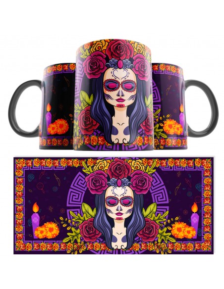 Taza Catrina Día de los Muertos 26