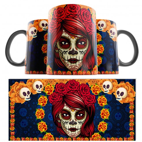 Taza Catrina Día de los Muertos 27