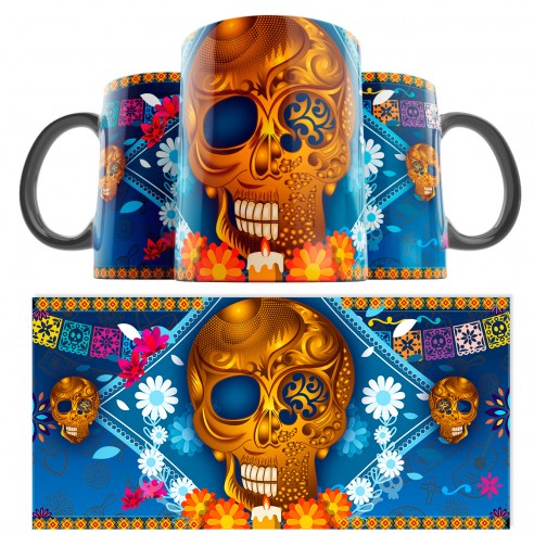 Taza Catrina Día de los Muertos 30