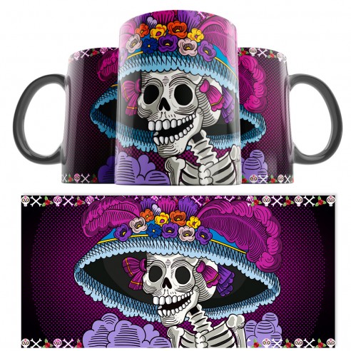 Taza Catrina Día de los Muertos 32