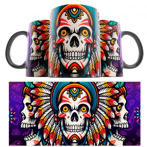 Taza Catrina Día de los Muertos 36