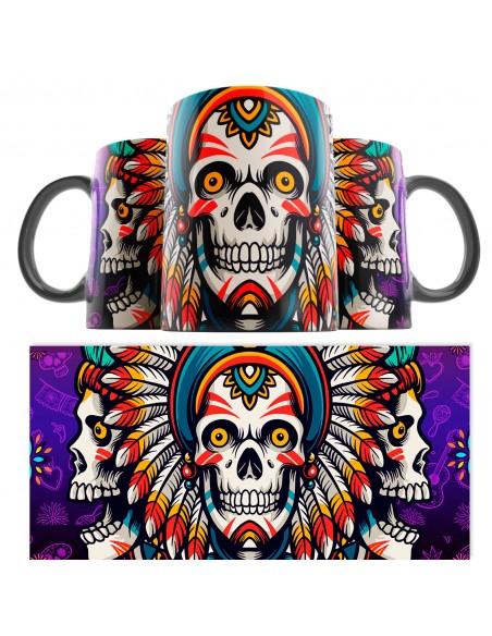 Taza Catrina Día de los Muertos 36