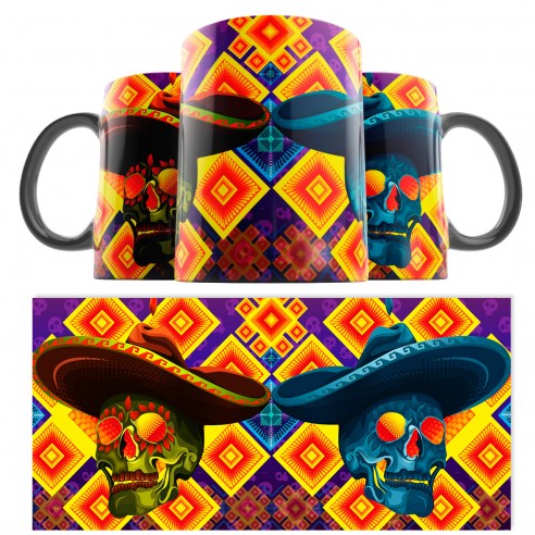 Taza Catrina Día de los Muertos 37