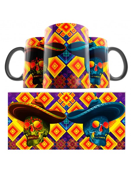 Taza Catrina Día de los Muertos 37