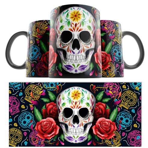 Taza Catrina Día de los Muertos 01