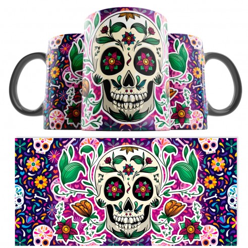 Taza Catrina Día de los Muertos 02