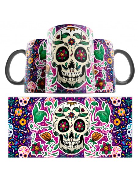 Taza Catrina Día de los Muertos 02