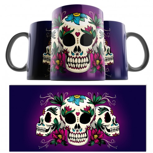 Taza Catrina Día de los Muertos 04