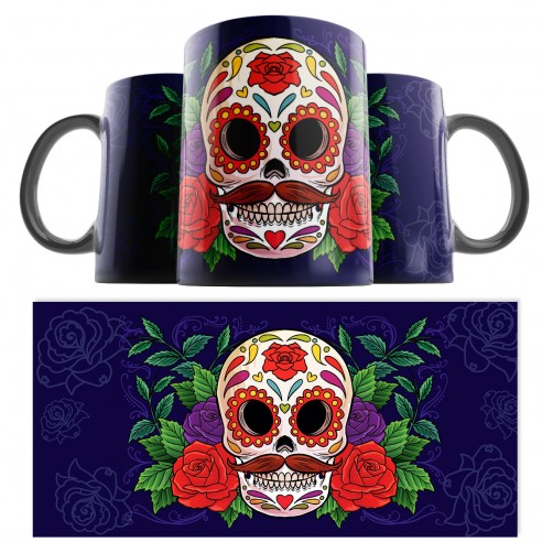 Taza Catrina Día de los Muertos 05