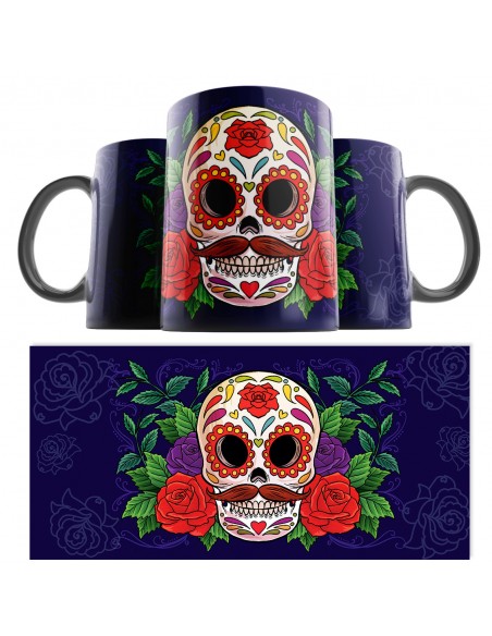 Taza Catrina Día de los Muertos 05