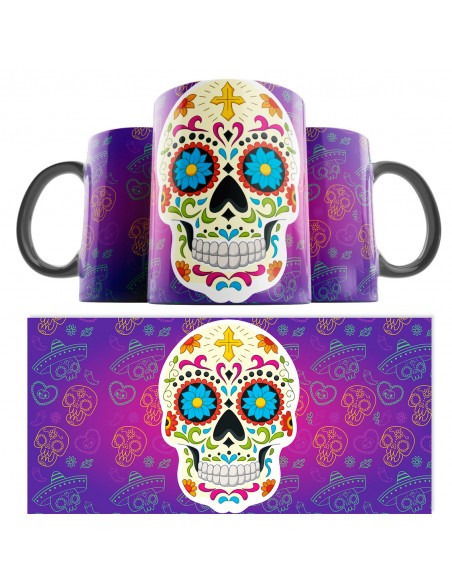 Taza Catrina Día de los Muertos 09