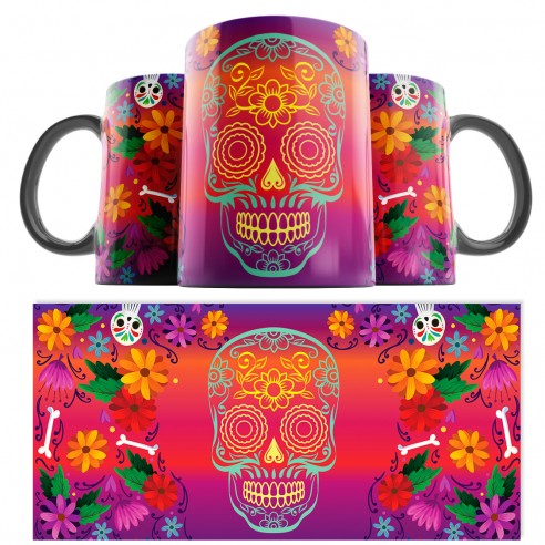 Taza Catrina Día de los Muertos 10