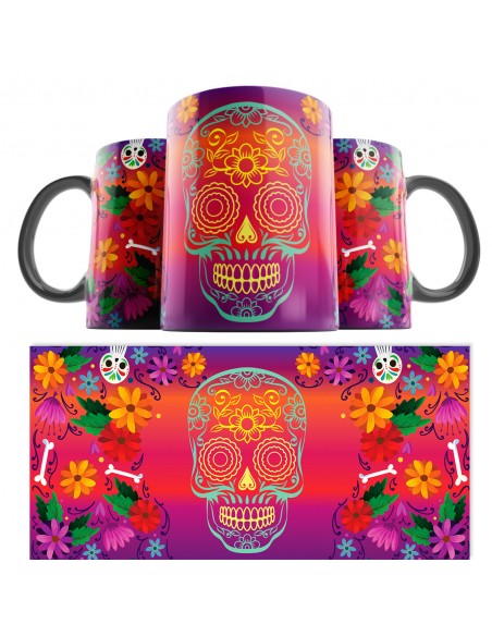 Taza Catrina Día de los Muertos 10