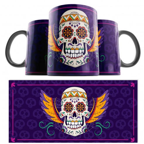 Taza Catrina Día de los Muertos 11