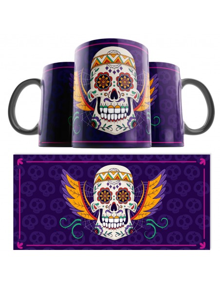 Taza Catrina Día de los Muertos 11