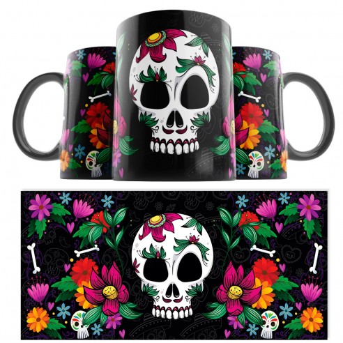 Taza Catrina Día de los Muertos 12