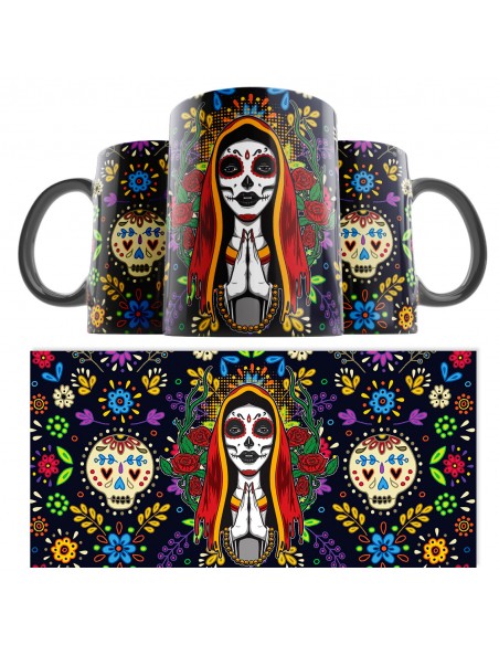 Taza Catrina Día de los Muertos 13