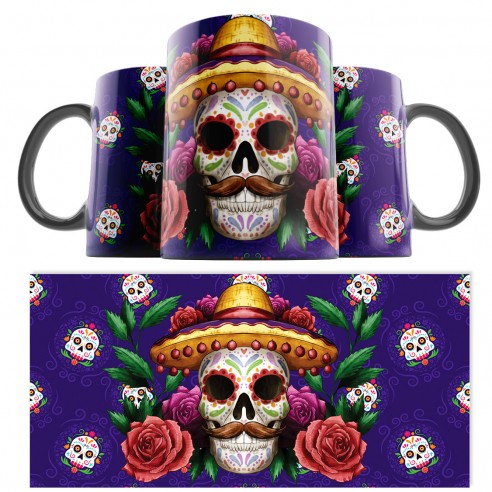 Taza Catrina Día de los Muertos 14