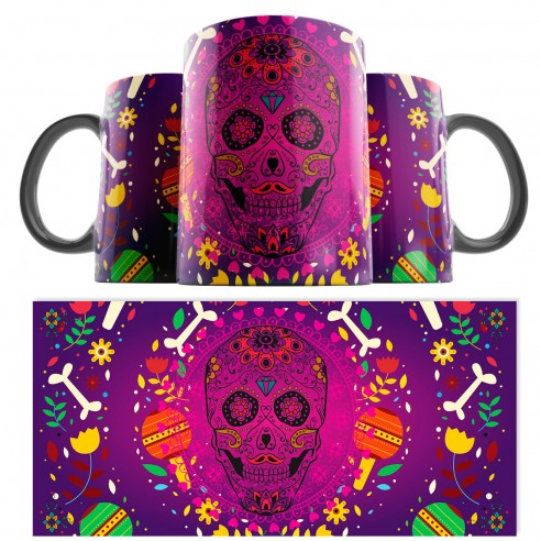 Taza Catrina Día de los Muertos 16