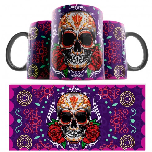 Taza Catrina Día de los Muertos 17