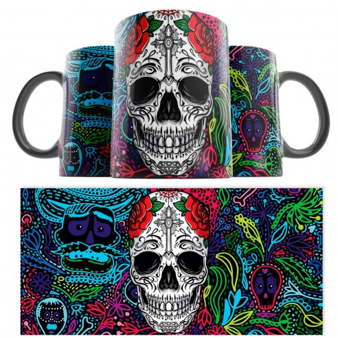 Taza Catrina Día de los Muertos 18