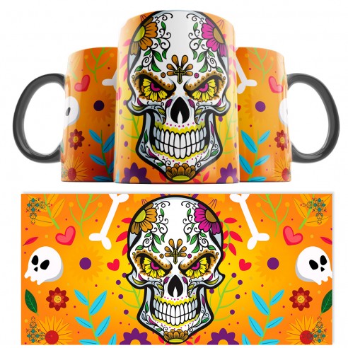 Taza Catrina Día de los Muertos 19