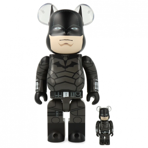 The Batman Bearbrick 400% +100% By Medicom Toy