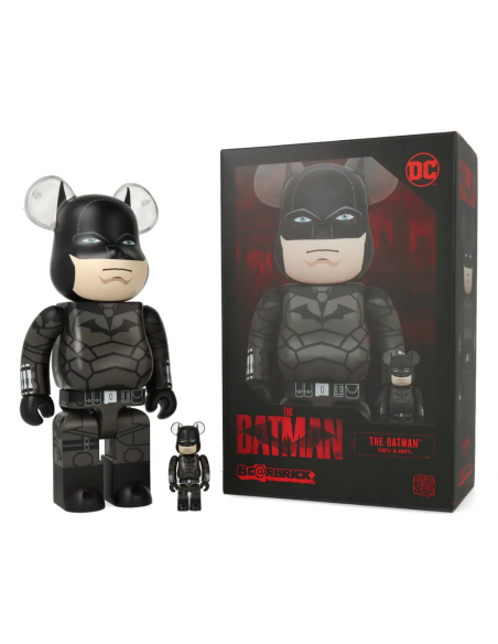 The Batman Bearbrick 400% +100% By Medicom Toy The Batman Bearbrick 400% +100% By Medicom Toy