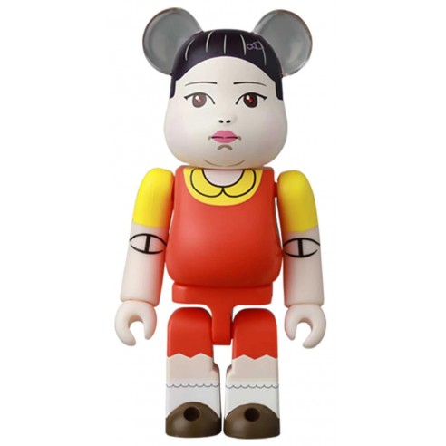 Bearbrick 100% Series 44 Horror Squid Game Doll