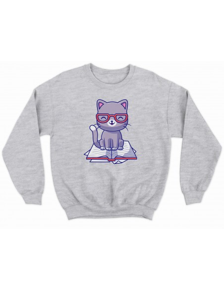 Sudadera Gatito Lector