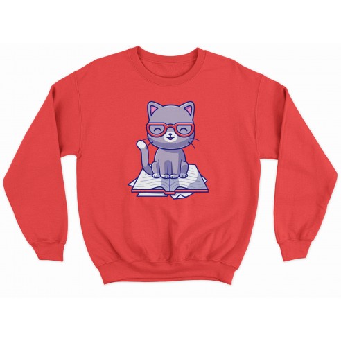 Sudadera Gatito Lector