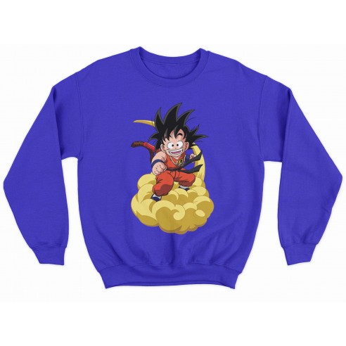 Sudadera Dragon Ball Goku Sobre Nube