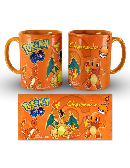Taza Pokémon Evolución Charmander