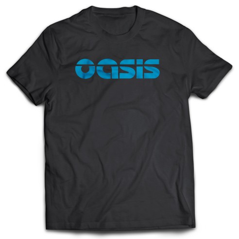 Camiseta Oasis - Blue Logo