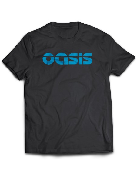 Camiseta Oasis - Blue Logo