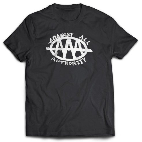 Camiseta Against all Authoriry - AAA