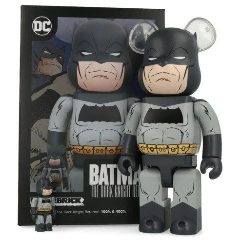 Bearbrick Batman 400% + 100% - The Dark Knight Return