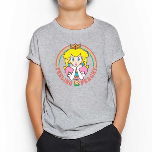 Camiseta Princesa Peach Infantil