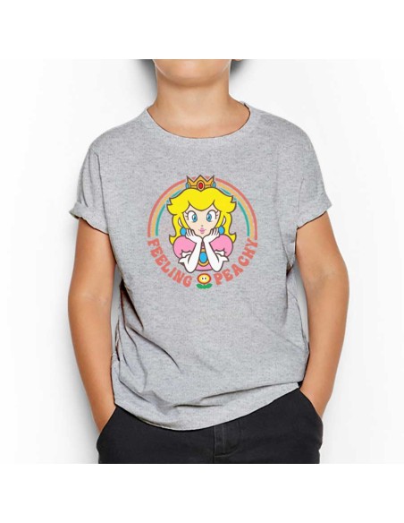 Camiseta Princesa Peach Infantil