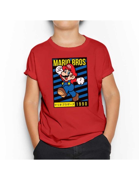 Camiseta Mario Bros 90s Infantil